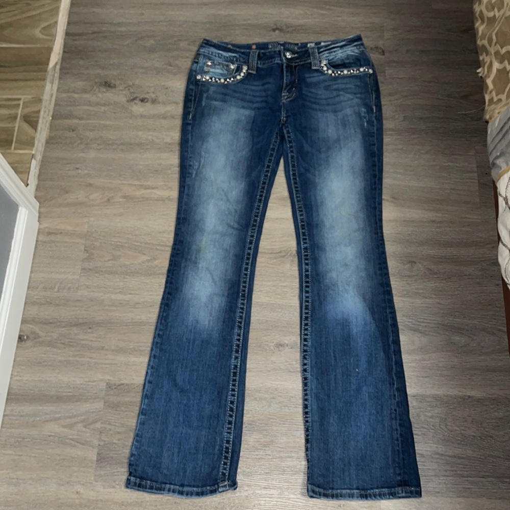 Women miss me jeans 30x34 bootcut bearly worn